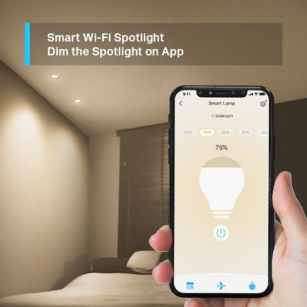TP-LINK "Tapo L610", Smart Wi-Fi LED Bulb with Dimmable Light, GU10, 2700K, 350lm 147758 фото