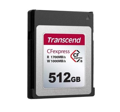 512GB CFexpress 2.0 Type B (PCIe 3.0 x2, NVMe 1.3), Transcend "TS512GCFE820" (R/W: 1700/1000MB/s) 127078 фото