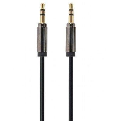 Cable 3.5mm jack - 3.5mm jack, 1.0m, 3pin, Cablexpert, Gold connectors, CCAP-444-1M 84411 фото