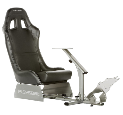 Gaming Chair Playseat Evolution, Racing simulator cockpit with GTR sitting position, Black 207360 фото