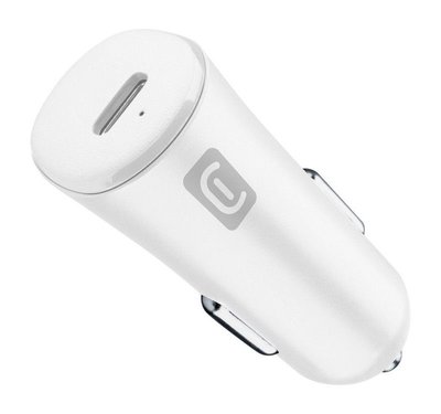 Car Charger Cellular, USB-C, 20W, White 147413 фото