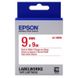 Tape Cartridge EPSON LK3WRN; 9mm/9m Standard, Red/White, C53S653008 117861 фото 2