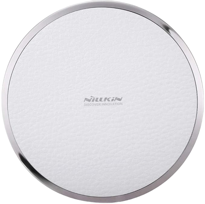 Wireless Charger Nilkin, Magic Disk III, 10W, Fast Charging, White 210177 фото