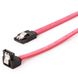 Cable Serial ATA III 30 cm data, 90 degree connector, metal clips, Cablexpert CC-SATAM-DATA90-0.3M 88011 фото 3