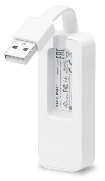 TP-LINK "UE200" USB 2.0 to 100Mbps Ethernet Network Adapter 79801 фото