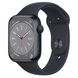 Apple Watch Series 8 GPS, 45mm Midnight Aluminium Case with Midnight Sport Band, MNP13 147202 фото 2