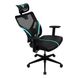 Gaming Chair ThunderX3 Yama1 Black/Cyan, User max load up to 150kg / height 165-180cm 132980 фото 2