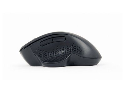 Wireless Mouse Gembird MUSW-6B-01, Optical, 800-1600 dpi, 6 buttons, Ambidextrous, 2xAAA, Black 105376 фото