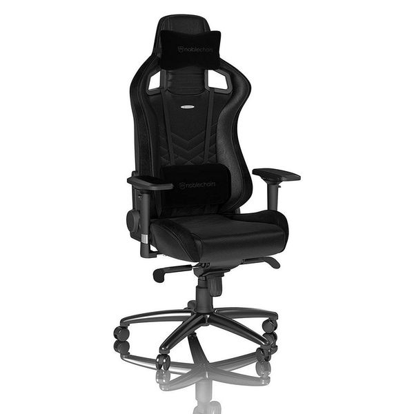 Gaming Chair Noble Epic NBL-PU-BLA-002 Black/Black, User max load up to 120kg / height 165-180cm 117073 фото