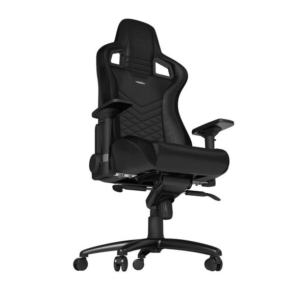 Gaming Chair Noble Epic NBL-PU-BLA-002 Black/Black, User max load up to 120kg / height 165-180cm 117073 фото