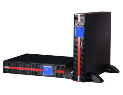 UPS PowerCom MRT-1000, Rack&Tower, 1000VA/1000W, Online, LCD, USB,SNMP SLOT, Ex. Batt. Con., 2xShuko 121469 фото