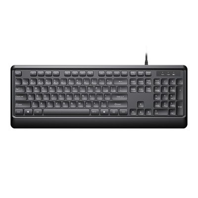 Keyboard & Mouse Sohoo KM102, Laser Engraving, Ultra-thin, 1200 dpi, 4 buttons, 1.8m, Black, USB 148165 фото