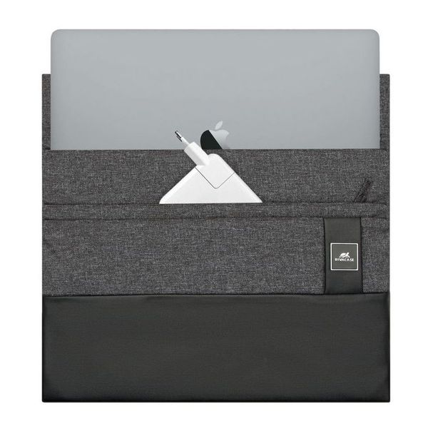 Ultrabook sleeve Rivacase 8805 for 16", Black Melange 116270 фото