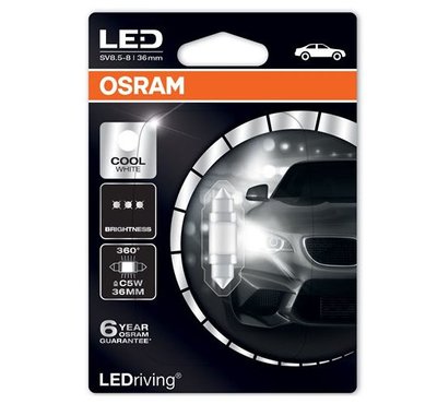 Светодиодные лампы OSRAM C5W 36MM 6000K 6593826 фото