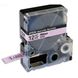 Tape Cartridge EPSON LK4PBK; 12mm/5m Satin Ribbon, Black/Pink, C53S654031 117894 фото 1