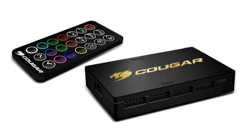 PC Case Fan Cougar Vortex RGB SPB 120 Cooling kit, 3x120x120x25mm, 600-1500 RPM, 26 dBA, RGB HUB, RC 128323 фото