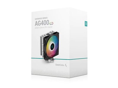 AC Deepcool "AG400 BK ARGB" (≤31.6dB, 500-2000RPM, 75.89 CFM, 120mm, ARGB, 220W, 4/6mm, 614g.) 144799 фото
