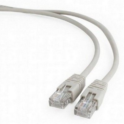 0.25m, Patch Cord Gray PP12-0.25M, Cat.5E, Cablexpert, molded strain relief 50u" plugs 48024 фото