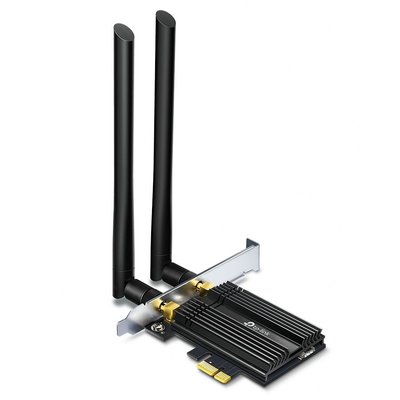 PCIe Wireless AX Dual Band LAN/Bluetooth 5.0 Adapter TP-LINK "Archer TX50E", 3000Mbps, OFDMA 117039 фото