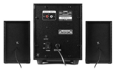 Speakers SVEN "MS-107" Black, 10w / 5w + 2x2.5w / 2.1 79567 фото