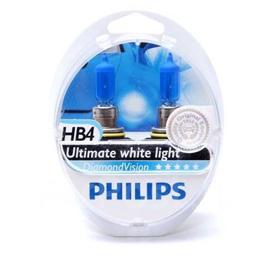 PHILIPS HB4 DIAMOND VISION ULTIMATE WHITE 5000K 12V-55W ID999MARKET_6591560 фото