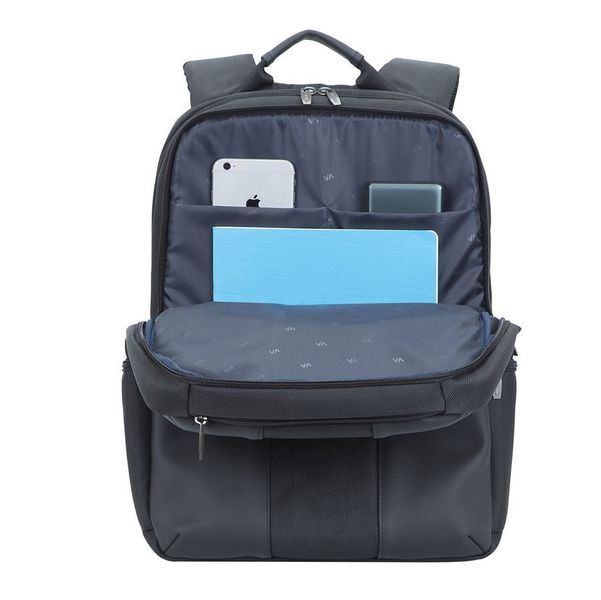 Backpack Rivacase 8165, for Laptop 15.6" & City Bags, Black 112875 фото