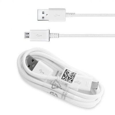 Micro-USB Cable Samsung, 1.5M, White 127146 фото