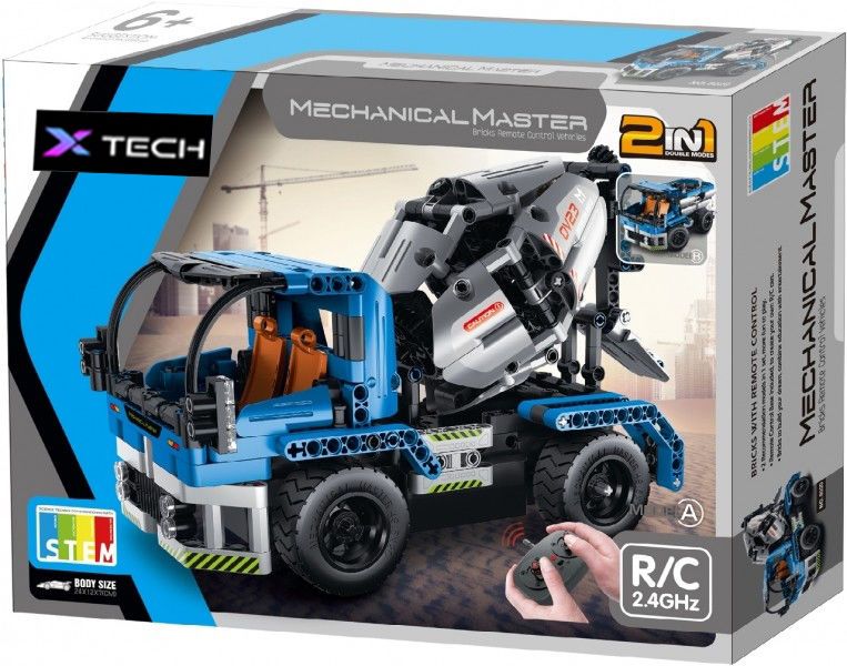 8023, XTech Bricks: 2in1, Mixer Truck, R/C 4CH, 394 pcs 132239 фото