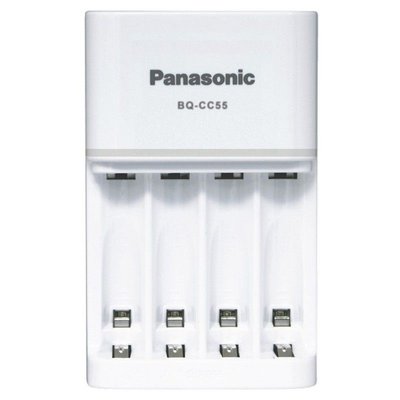 Panasonic "Smart-Quick" Charger 4-pos AA/AAA, BQ-CC55E 78630 фото