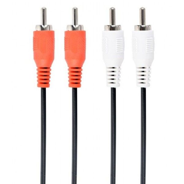 Cable RCA*2 - RCA*2, 7.5m, Cablexpert, CCA-2R2R-7.5M 115649 фото