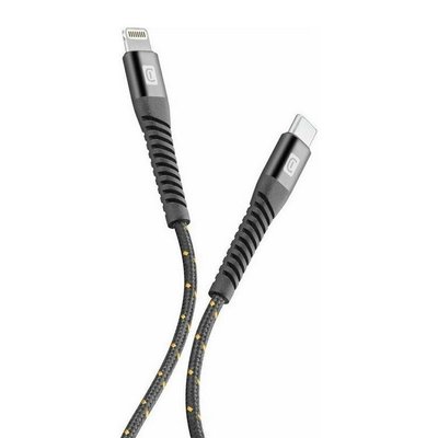Type-C to Lightning Cable Cellular, Strong MFI, 1.2M, Black 147441 фото