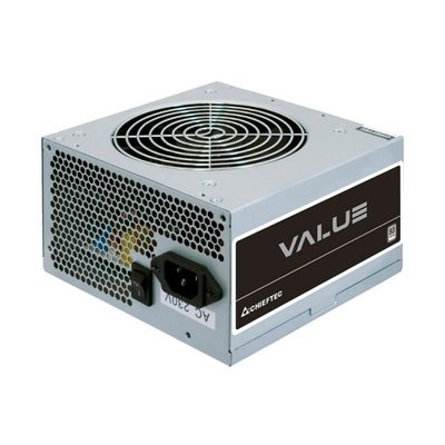 Power Supply ATX 600W Chieftec VALUE APB-600B8, Active PFC, 120mm silent fan, w/o power cord 143156 фото