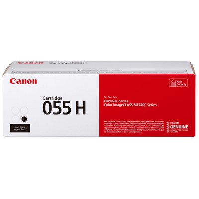 Laser Cartridge Canon CRG-055H, Black 119321 фото