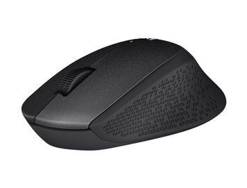 Wireless Mouse Logitech M330 Silent Plus, 1000 dpi, 3 buttons, Ergonomic, 78g., 1xAA, 2,4Ghz, Black 80666 фото