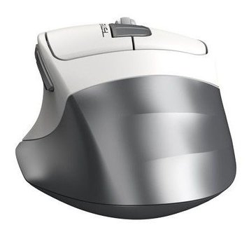 Wireless Mouse A4Tech FG35, Optical, 1000-2000 dpi, 6 buttons, Ergonomic, 1xAA, White/Silver, USB 112670 фото