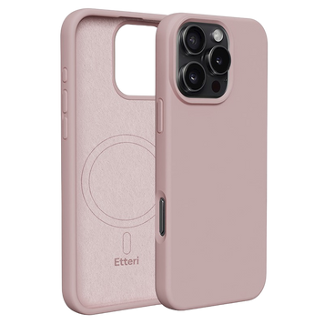 Etteri Apple Smartphone Apple iPhone 16 Pro Max, Silicone Mag case, Light Pink 223586 Imagini