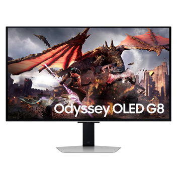 31.5" SAMSUNG Odyssey G8 G80SD,Silver,OLED,3840x2160,240Hz,G-Sync+FreeSync,0.03msGTG,250cd,DP+HDMI+U 249672 Imagini