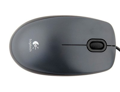 Mouse Logitech M90, Optical, 1000 dpi, 3 buttons, Ambidextrous, Grey, USB 46634 фото