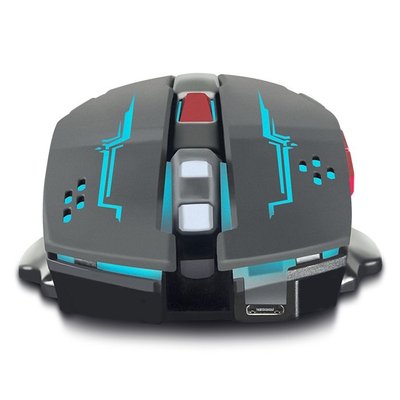 Wireless Gaming Mouse SVEN RX-G930W, Optical, 800-2400 dpi, 6 buttons, Backlight, 400mAh, Black 118791 фото