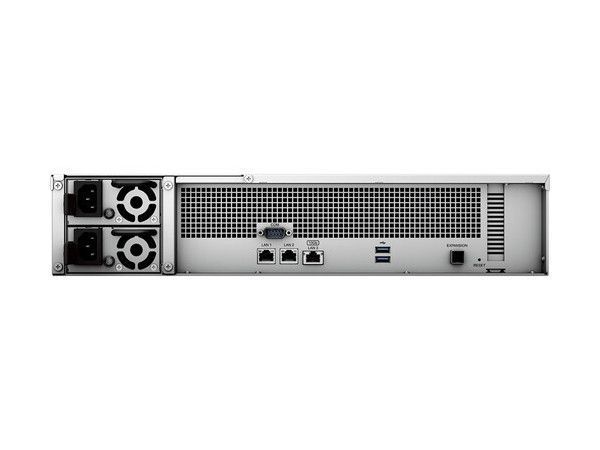 SYNOLOGY "RS2423RP+",12-bay, 4-core AMD Ryzen 3.35-3.6Ghz, 8Gb*1+1Slot, 1x10GbE, 2x1GbE, PCIe, 2xPSU 202394 фото