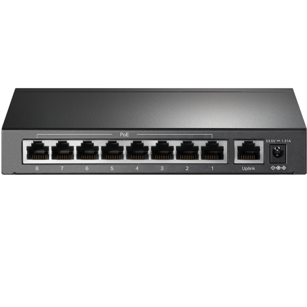 .9-port 10/100M TP-Link PoE Switch, TL-SF1009P, 8xPoE ports, 65W Budget, steel case 213941 Imagini