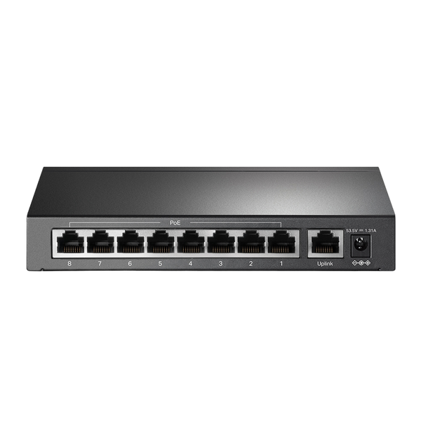 .9-port 10/100M TP-Link PoE Switch, TL-SF1009P, 8xPoE ports, 65W Budget, steel case 213941 Imagini