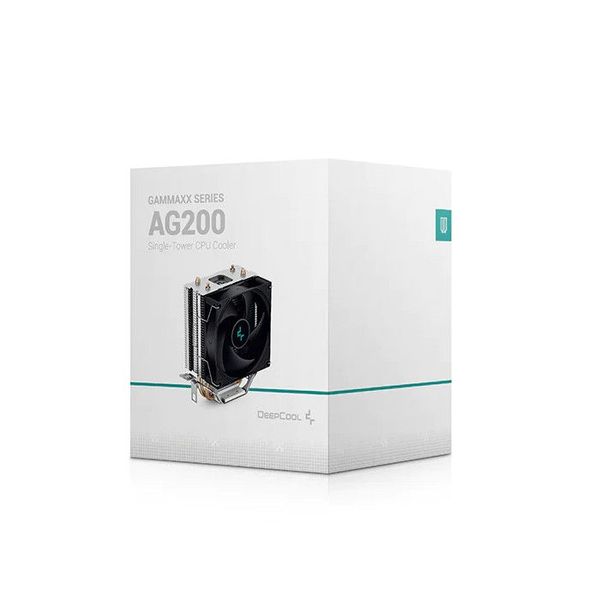 AC Deepcool "AG200" (≤30.5dB, 500-3050RPM, 36.75 CFM, 92mm, 100W, 2/6mm, 304g.) 201062 фото
