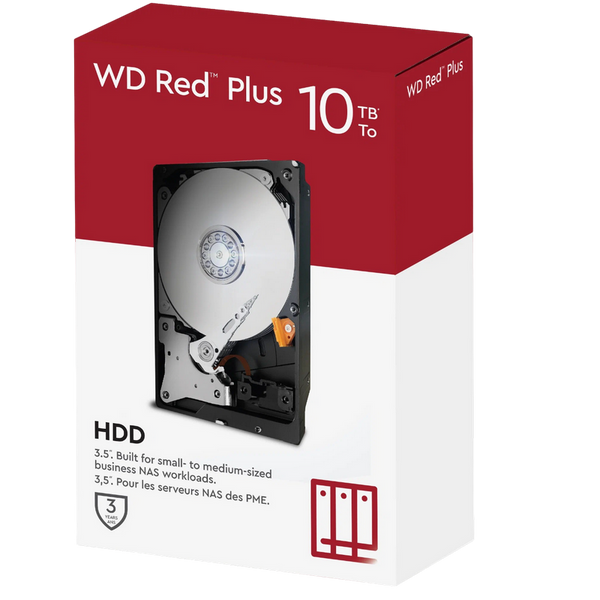 3.5" HDD 10.0TB-SATA- 256MB Western Digital "Red Pro (WD102KFBX)", NAS, CMR, 7200rpm, 2M (MTBF) 214062 фото