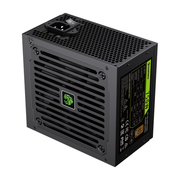Power Supply ATX 750W GAMEMAX GE-750, 80+ Bronze, 120mm, Active PFC+Double tube forward, Temperature control Ventilator, ATX3.1, PCIe 5.1, Black 251313 Imagini