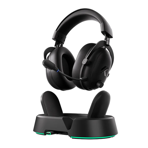 Gaming Wireless Headset MCHOSE V9 Turbo, Steel Black 260807 Imagini