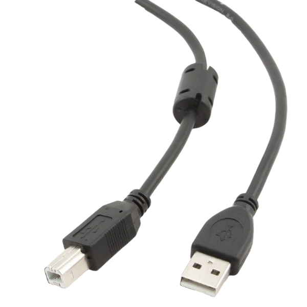 Cable USB, AM/BM, 3.0 m, USB2.0 Premium quality with ferrite core, CCF-USB2-AMBM-10 42842 фото