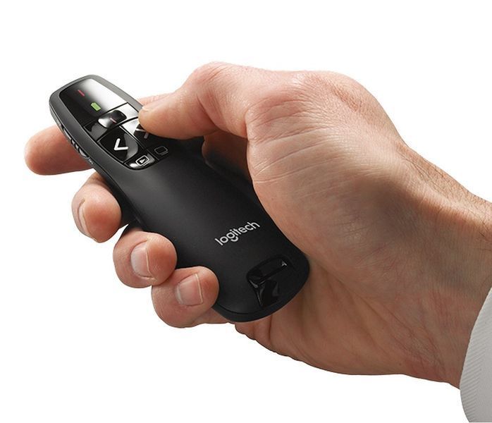 Presenter Logitech R400, Class 2 Laser, Range: 15m, 2.4 Ghz, 2xAAA 57805 Imagini