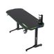 Gaming Desk Gamemax D140-Carbon RGB, 140x60x75cm, Headsets hook, Cup holder, Cable managment,RGB Led 135022 фото 1