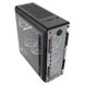 Case ATX GAMEMAX Optical, w/o PSU, 4x120mm ARGB fans, Fan controller, Transparent, USB3.0, Black 115889 фото 1